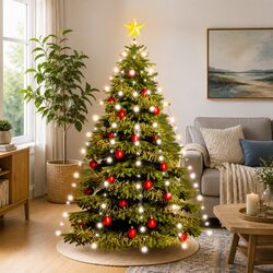 210cm LED Christmas Tree Lights - Bright and Efficient