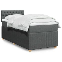 Concise King Single Box Spring Bed with Pocket Spring Mattress