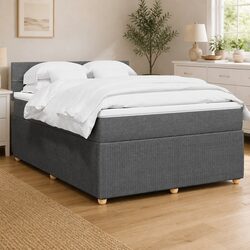 Queen Box Spring Bed with Pocket Mattress