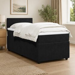 Box Spring Bed with Pocket Spring Mattress