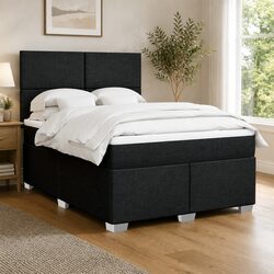 Compact Queen Box Spring Bed with Pocket Spring System