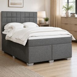 Compact Queen Box Spring Bed with Adjustable Features