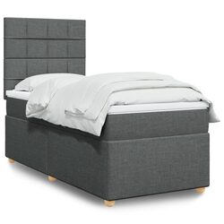 Compact and Cozy Box Spring Bed with Pocket Spring Mattress