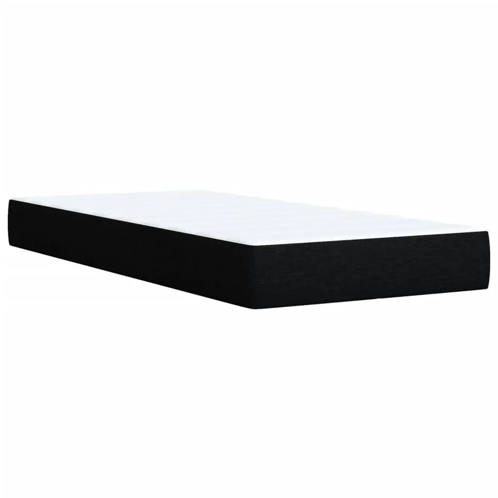 Box Spring Bed Black King Single Pocket Spring Mattress Adjustable Headboard