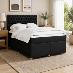 Confidently Choose This Double Box Spring Bed with Pocket Spring Mattress