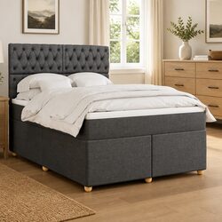 Queen Box Spring Bed Set