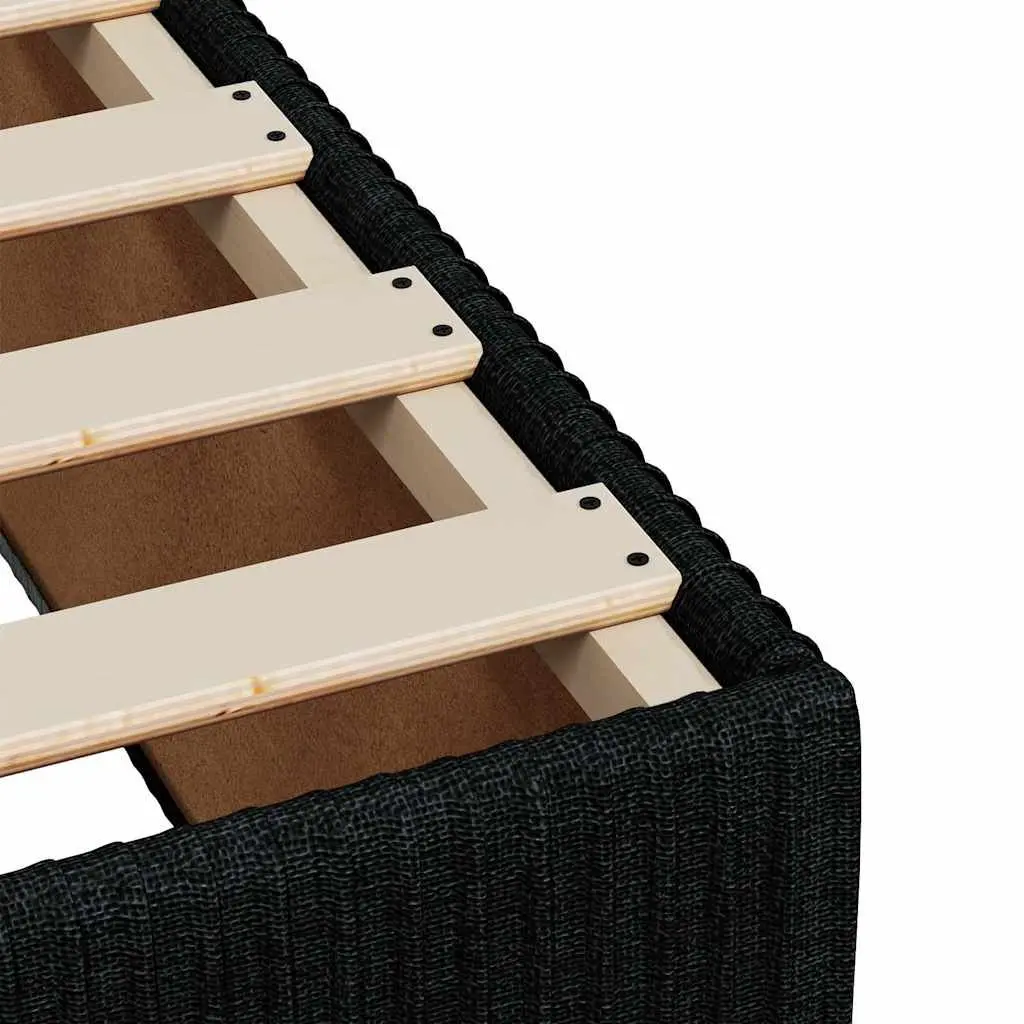 Box Spring Bed Black King Single Pocket Mattress Adjustable Headboard