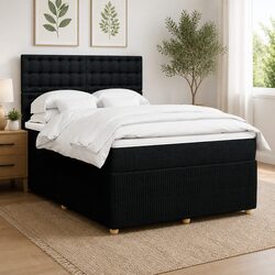 Compact Queen Box Spring Bed with Adjustable Features