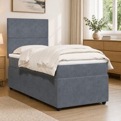 Concise King Single Box Spring Bed with Essential Features