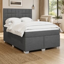 Queen Box Spring Bed with Pocket Mattress