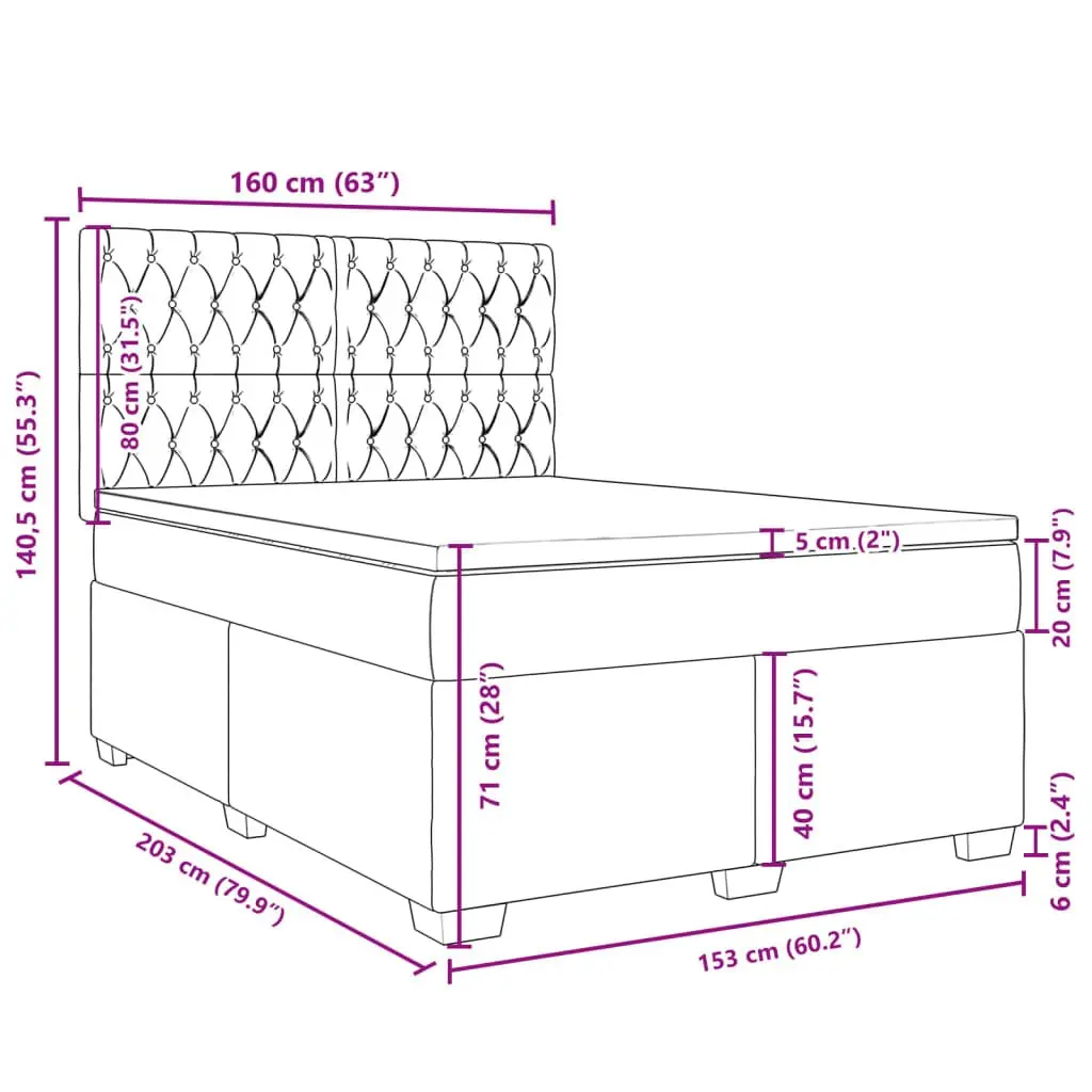 Queen Bed with Pocket Spring