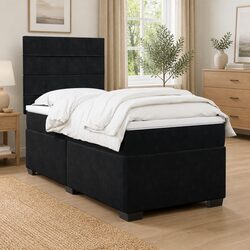 Compact King Single Bed with Pocket Spring Mattress and Lights