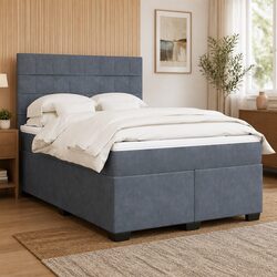 Compact and Stylish Queen Box Spring Bed