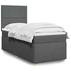 Your Cozy Box Spring Bed with LED Lighting and Comfort Features