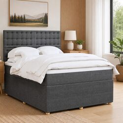 Quality Queen Box Spring Bed with Pocket Spring Mattress