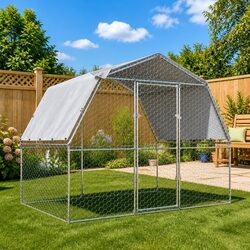 Secure Outdoor Chicken Cage for Your Small Animals