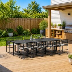 11 Piece Outdoor Dining Set