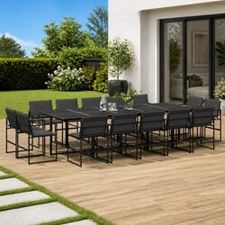 15-Piece Outdoor Dining Set - Stylish and Practical