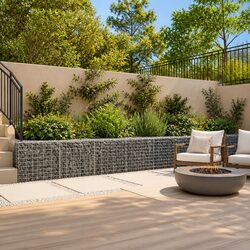 Compact Gabion Basket 700x50x50 cm for Outdoor Projects