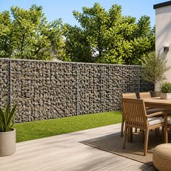 Gabion Basket 300x50x100cm: Your Garden Solution