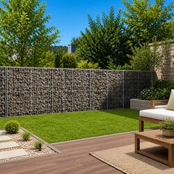 Gabion Basket 400x50x100 cm: Simple and Strong