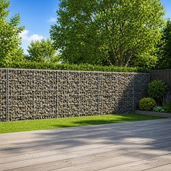 Gabion Basket with Cover 600x50x100 cm for Simple Setup