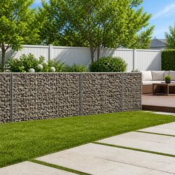Gabion Basket with Cover 350x100x100 cm – Strong and Versatile