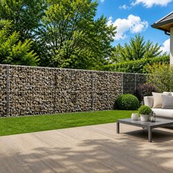 Compact Gabion Basket 400x100x100 cm for Outdoor Projects
