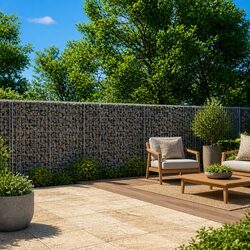 Compact Gabion Basket 700x100x100 cm - Easy to Use