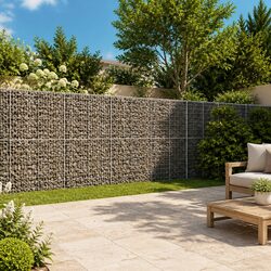 Gabion Basket with Cover 400x100x200 cm – Simple and Effective