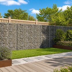 Reliable Gabion Basket with Cover, 500x100x200 cm