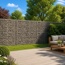 Compact Gabion Basket with Cover: 850x100x200 cm for Your Garden
