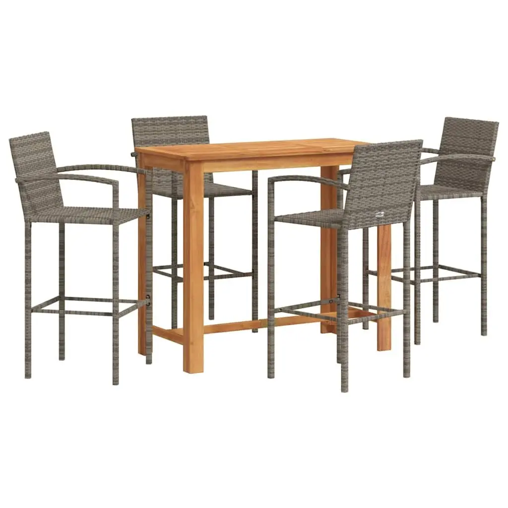 5-Piece Garden Bar Set for Outdoor Enjoyment