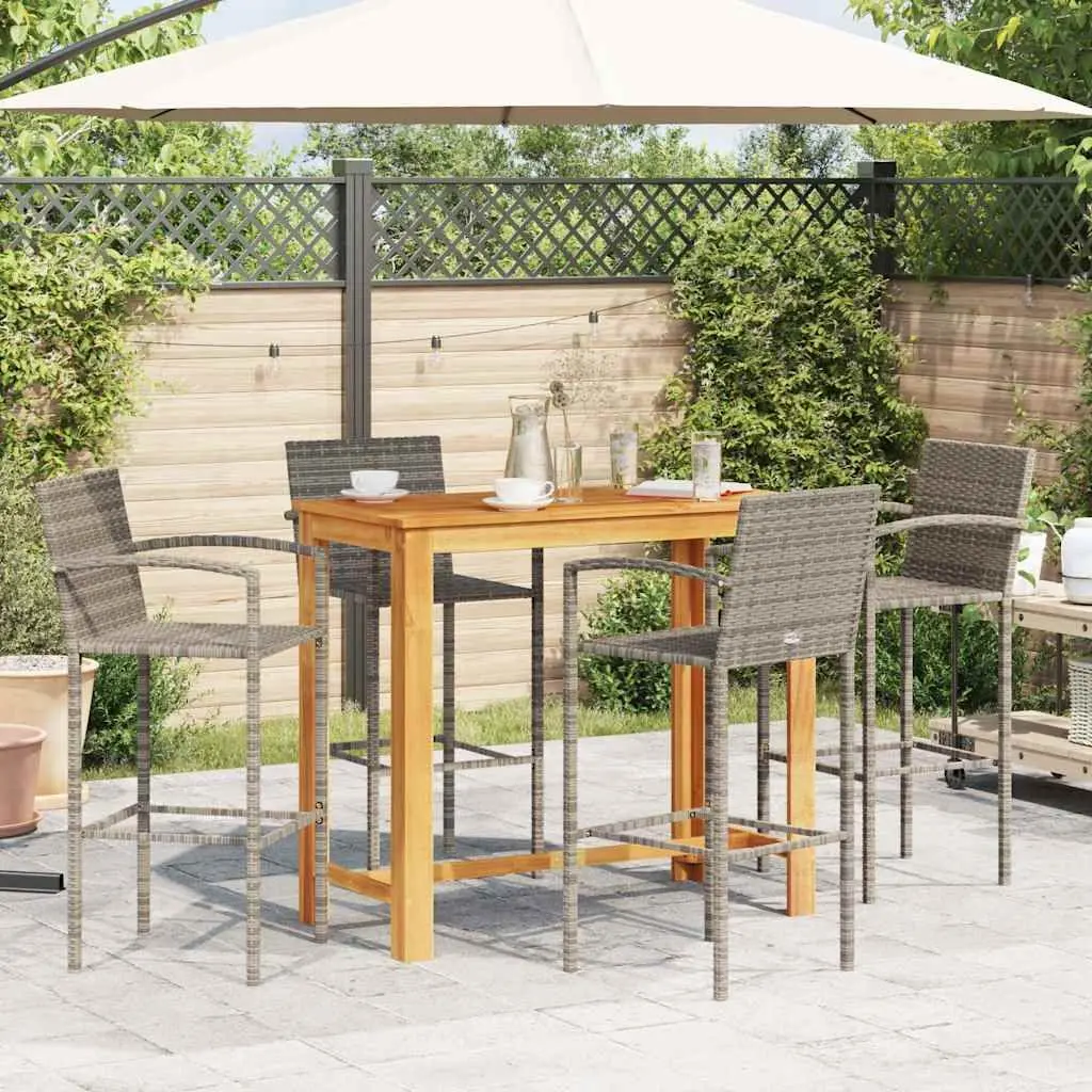 5-Piece Garden Bar Set for Outdoor Enjoyment