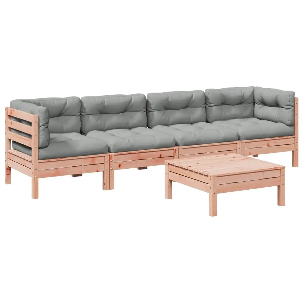 5-Piece Outdoor Sofa Set with Cushions
