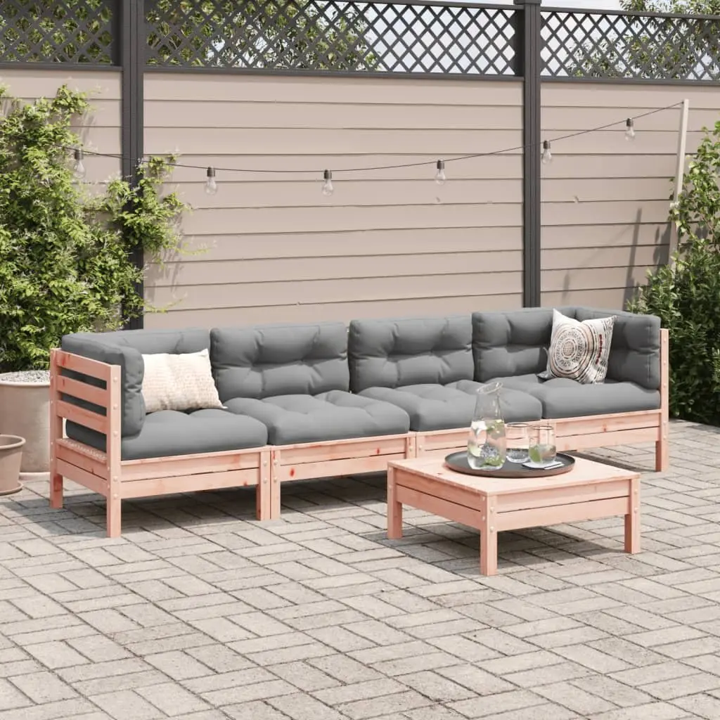 5-Piece Outdoor Sofa Set with Cushions