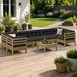 8-Piece Garden Sofa Set