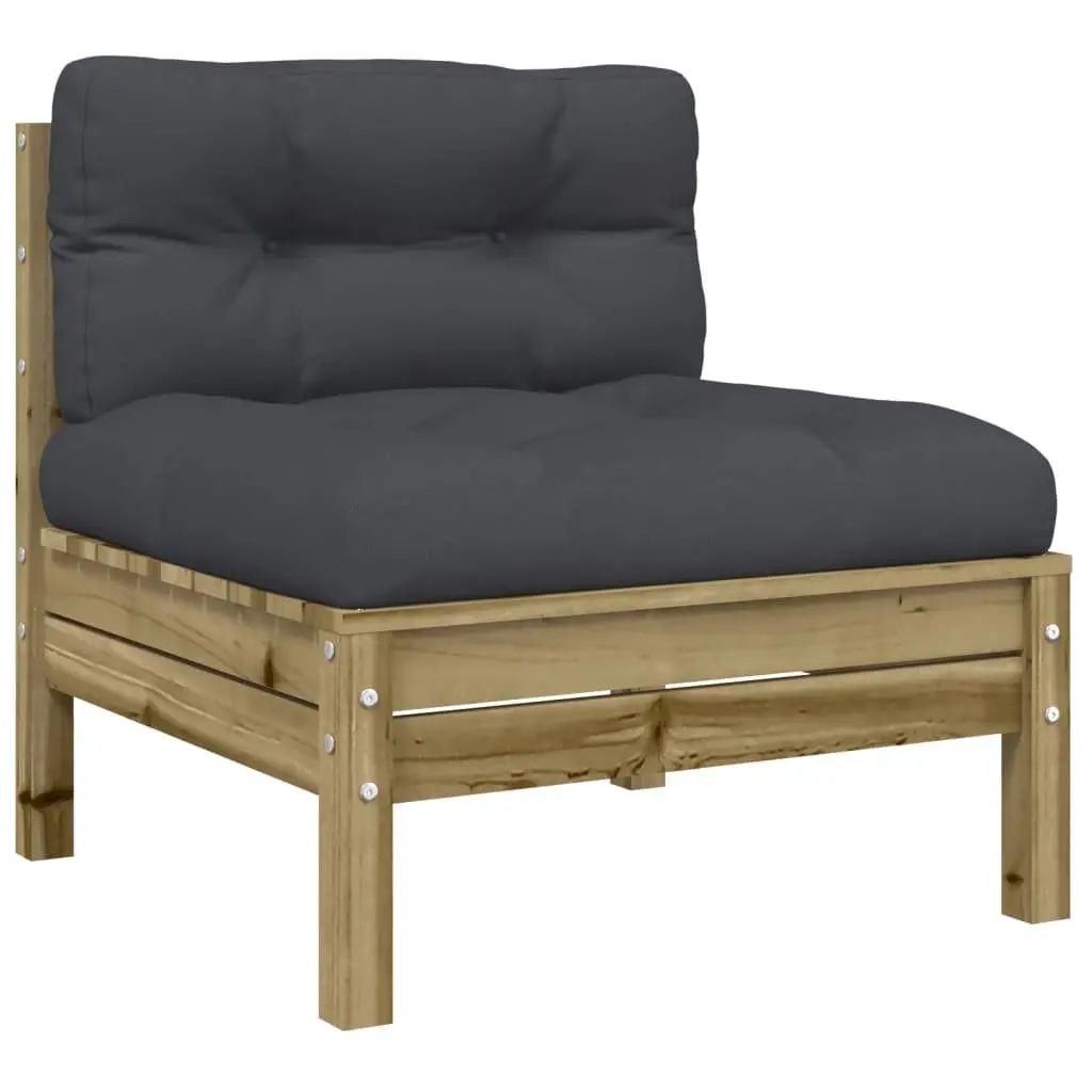 Garden Sofa Set 9 Piece Outdoor Furniture Modular Patio Seating with Cushions