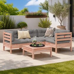 5-Piece Modular Garden Sofa Set for Outdoor Comfort
