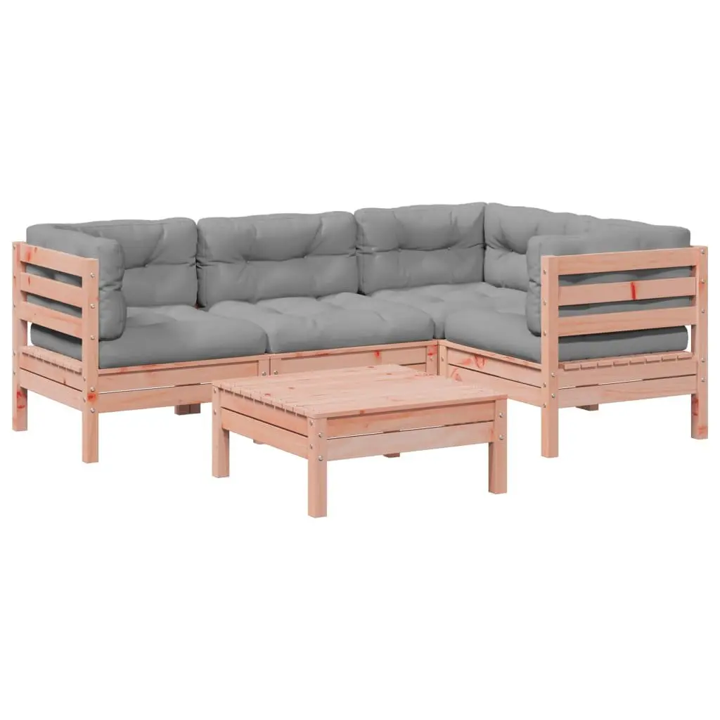 5-Piece Modular Garden Sofa Set for Outdoor Comfort