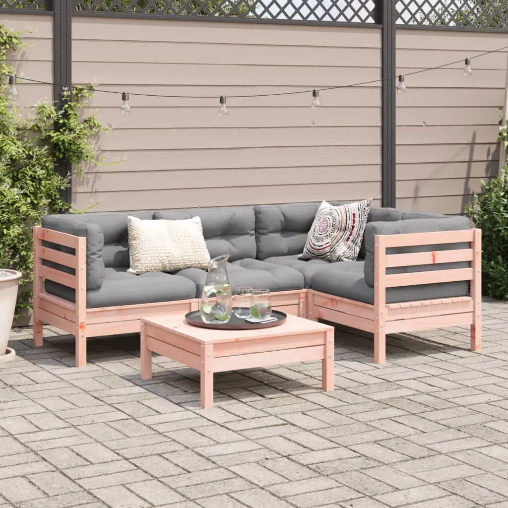 5-Piece Modular Garden Sofa Set for Outdoor Comfort