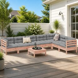 Compact and Comfortable 8-Piece Outdoor Sofa Set