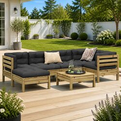 7 Piece Garden Sofa Set