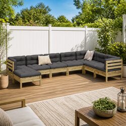 8 Piece Garden Sofa Set
