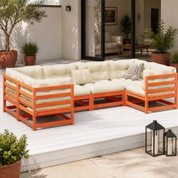 Modular 6-Piece Outdoor Sofa Set - Perfect for Relaxation