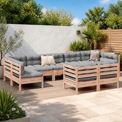 9 Piece Garden Sofa Set