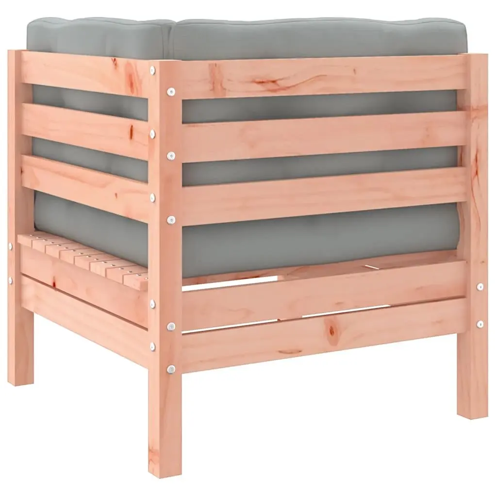 Garden Sofa Set 11 Piece Modular Outdoor Furniture with Cushions Wood Patio