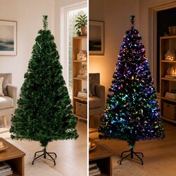 150cm Green Christmas Tree with Vibrant Lights