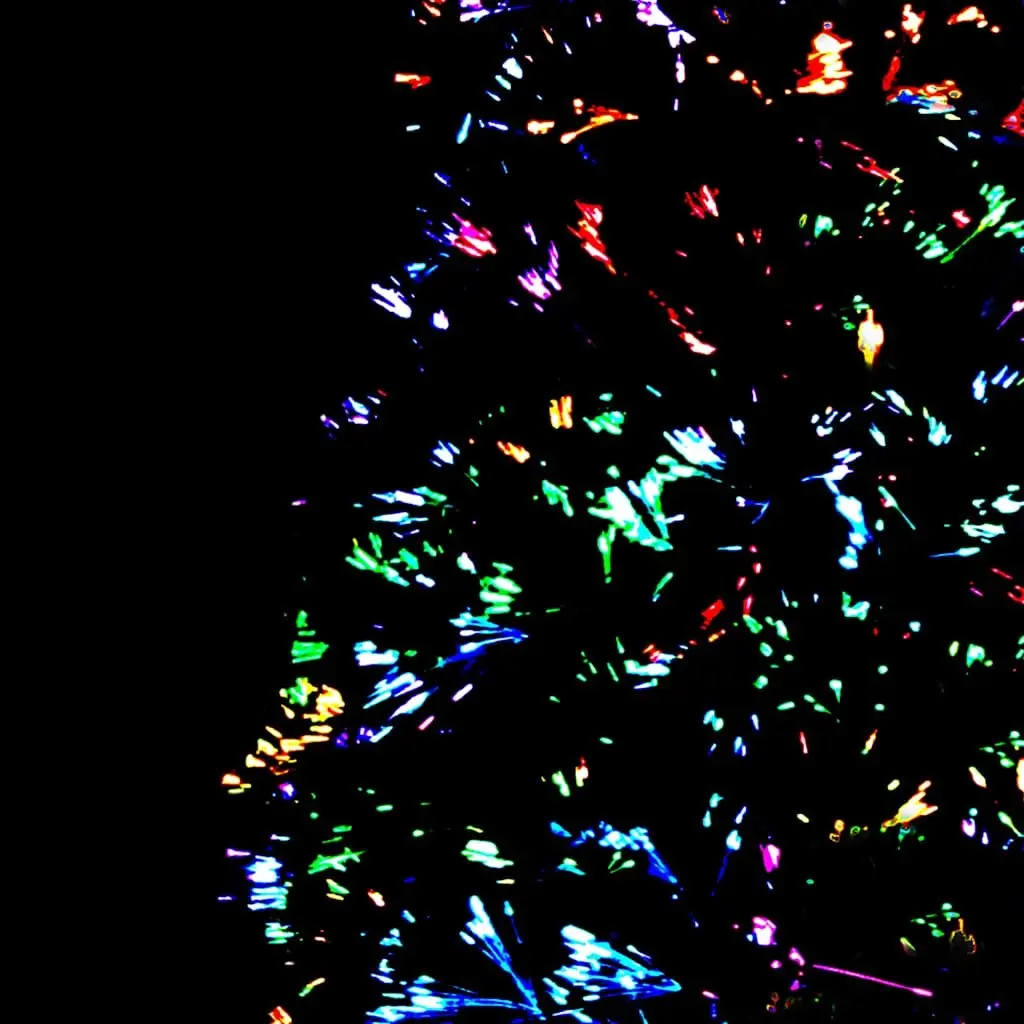 Artificial Christmas Tree Green 150cm Fibre Optic Lights