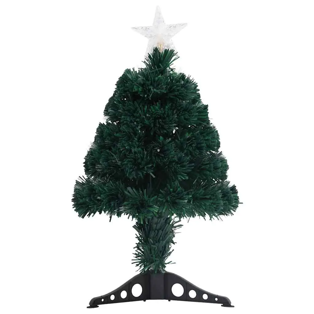 Pre-lit Christmas Tree Green 64cm Artificial with LED Star Top